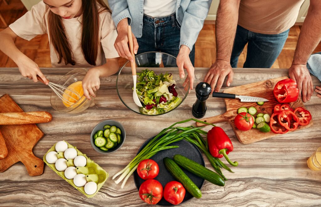 Healthy family meals